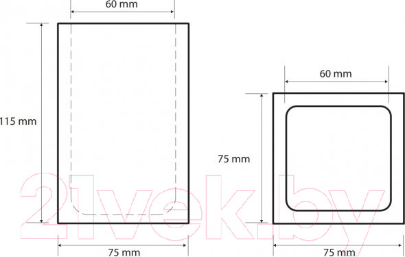 Изображение товара Стакан для зубной щетки и пасты Bemeta 145711314