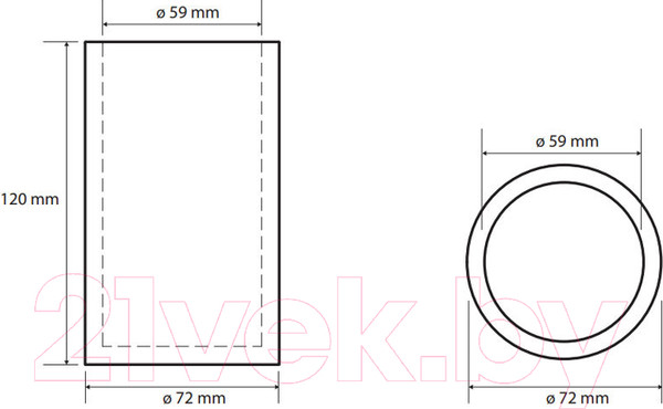 Изображение товара Стакан для зубной щетки и пасты Bemeta 145711324