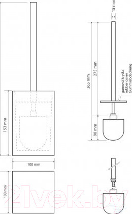 Изображение товара Ершик для унитаза Bemeta Vista 120113316-102
