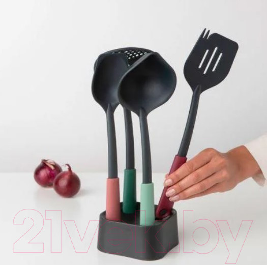 Изображение товара Кухонная лопатка Brabantia Tasty+ / 122781 (красный баклажан)