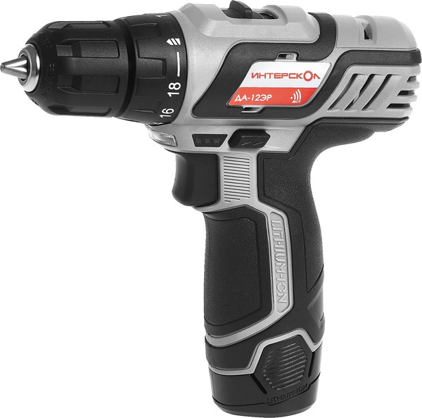 Изображение товара Аккумуляторная дрель-шуруповерт Интерскол ДА-12ЭР (434.2.2.20)