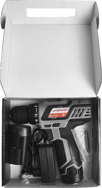 Изображение товара Аккумуляторная дрель-шуруповерт Интерскол ДА-12ЭР (434.2.2.20)