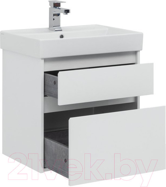 Изображение товара Тумба под умывальник Aquanet Nova Lite 60 / 242575 (с 2 ящиками)