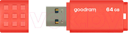 Изображение товара USB flash накопитель Goodram UME3 64GB Orange (UME3-0640O0R11)