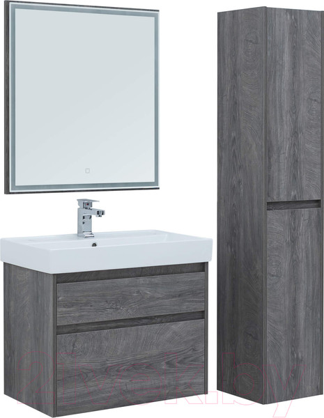 Изображение товара Тумба под умывальник Aquanet Nova Lite 60 / 242577 (с 2 ящиками)