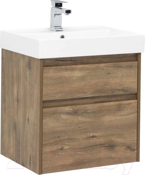Изображение товара Тумба под умывальник Aquanet Nova Lite 60 / 249512 (с 2 ящиками)