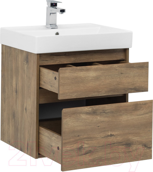 Изображение товара Тумба под умывальник Aquanet Nova Lite 60 / 249512 (с 2 ящиками)