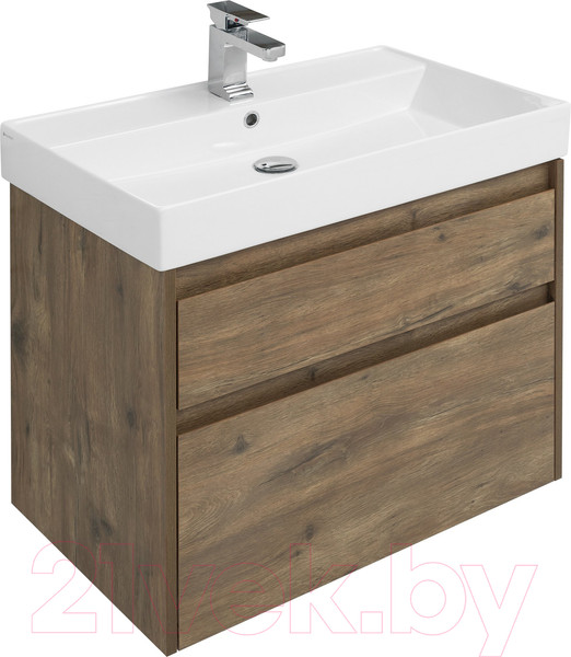 Изображение товара Тумба под умывальник Aquanet Nova Lite 75 / 249515 (с 2 ящиками)