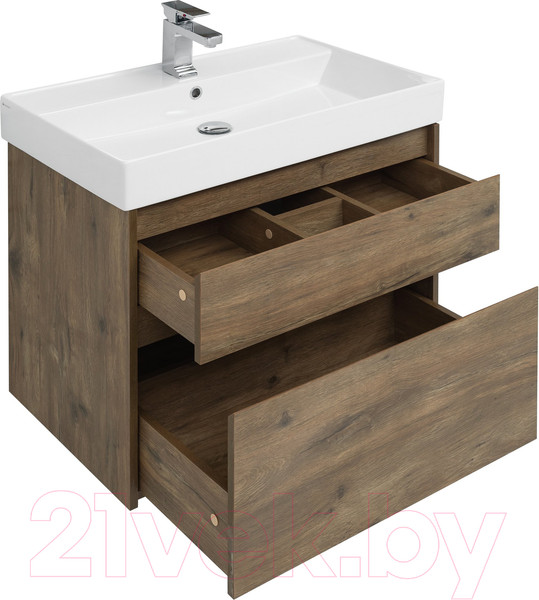 Изображение товара Тумба под умывальник Aquanet Nova Lite 75 / 249515 (с 2 ящиками)