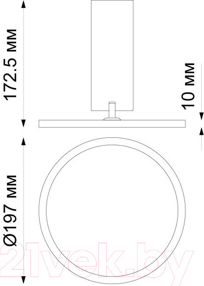 Изображение товара Потолочный светильник Novotech Hat 358347