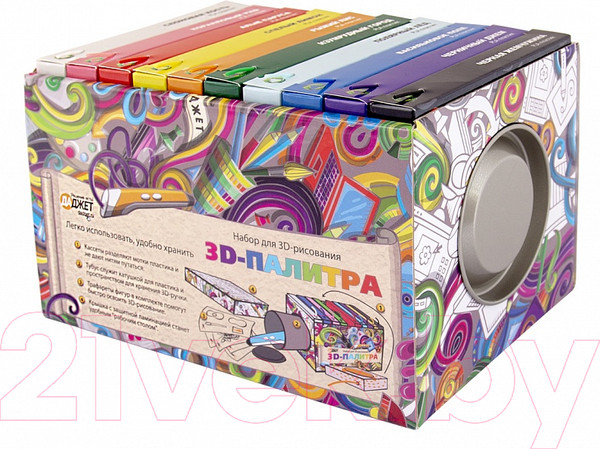 Изображение товара Набор для 3D-печати Даджет 3D-Палитра PLA 1.75мм