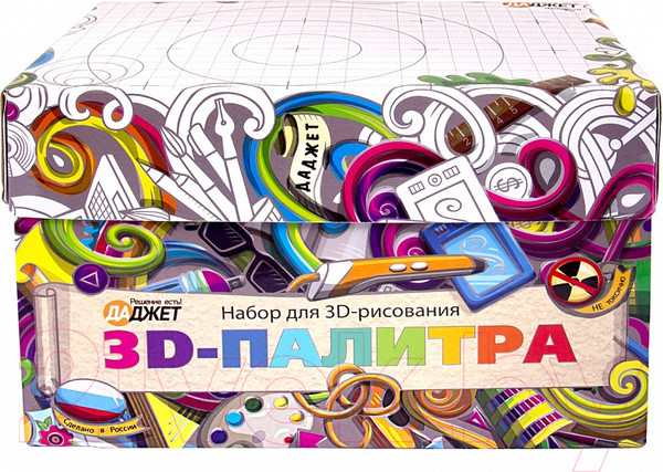 Изображение товара Набор для 3D-печати Даджет 3D-Палитра PLA 1.75мм