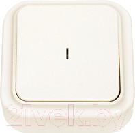 Изображение товара Выключатель Bylectrica Пралеска А1 10-214 (бежевый)