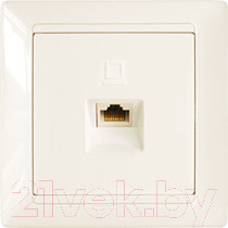 Изображение товара Розетка Bylectrica Стиль РК18-006 (бежевый)
