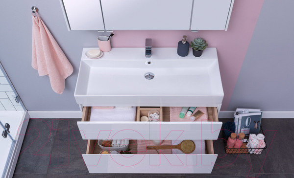 Изображение товара Тумба под умывальник Aquanet Бруклин 85 / 203960