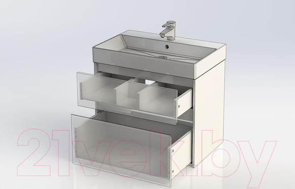 Изображение товара Тумба под умывальник Aquanet Бруклин 85 / 203960