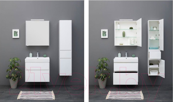 Изображение товара Тумба под умывальник Aquanet Бруклин 85 / 203960