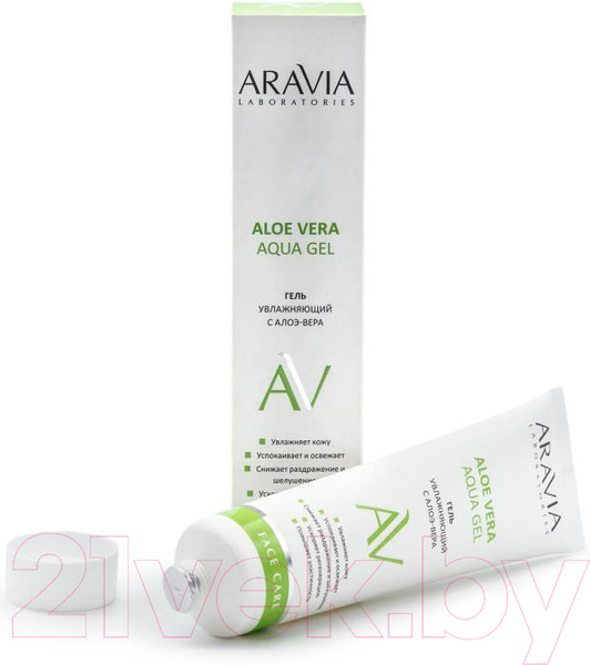 Изображение товара Гель для лица Aravia Laboratories Aloe Vera Aqua Gel увлажняющий (100мл)