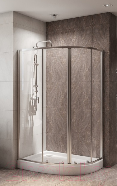 Изображение товара Душевой уголок BelBagno DUE-RH-2-100/80-C-Cr