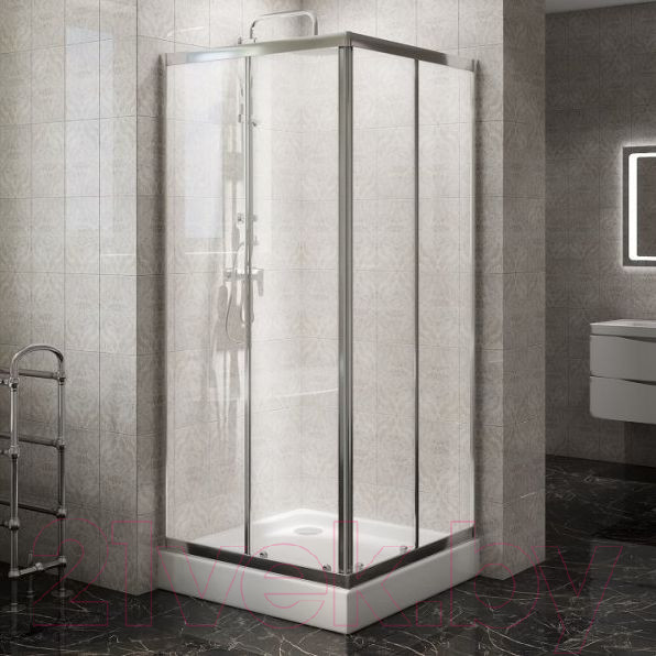 Изображение товара Душевой уголок BelBagno DUE-A-2-80-C-Cr