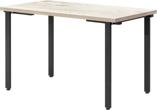 Изображение товара Обеденный стол Millwood Лофт Прага Л 120x70x75 (дуб белый Craft/металл черный)