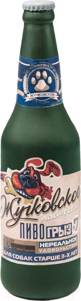 Изображение товара Игрушка для собак Triol Бутылка - Жучковское / 12101154