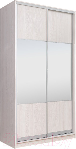 Изображение товара Шкаф-купе Рэйгрупп 138450 YYX Elgon РГ-11.01 (ясень снежный/хром)