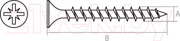 Изображение товара Шуруп Starfix SMV1-15392-5