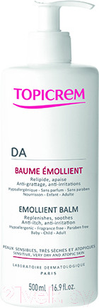Изображение товара Бальзам для тела Topicrem АД липидовосстанавливающий (500мл)