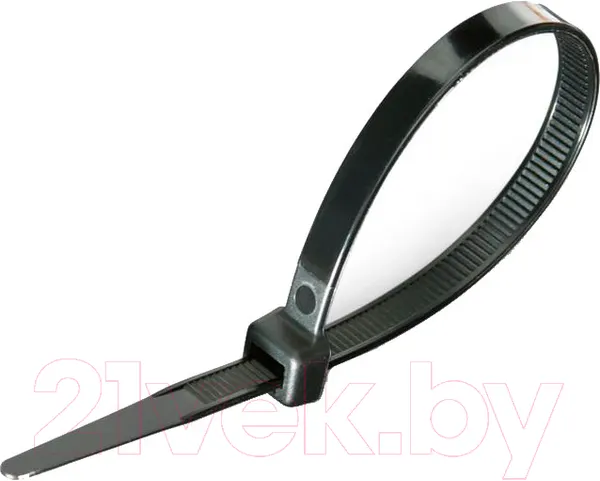 Изображение товара Стяжка для кабеля Fortisflex КСС 80008 (100шт, черный)