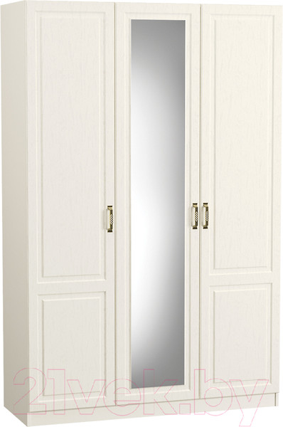 Изображение товара Шкаф Mobi Ливерпуль 08.45 (белый/ясень ваниль НМ-1012-100 ПВХ)