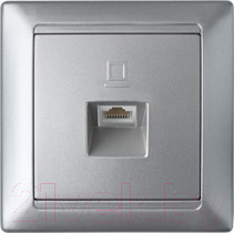 Изображение товара Розетка Bylectrica Стиль РК18-006 (серебристый)