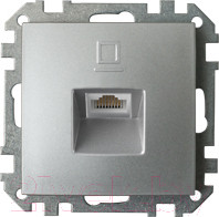 Изображение товара Розетка Bylectrica Стиль РК18-007 (серебристый)