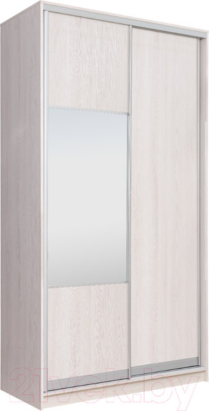 Изображение товара Шкаф-купе Рэйгрупп 158450 YYX Elgon РГ-10.05 (ясень снежный/хром)