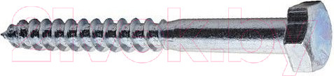 Изображение товара Шуруп Starfix Шестигранная головка 6x60 DIN 571 / SM-59731-2000 (2000шт, оцинкованный)