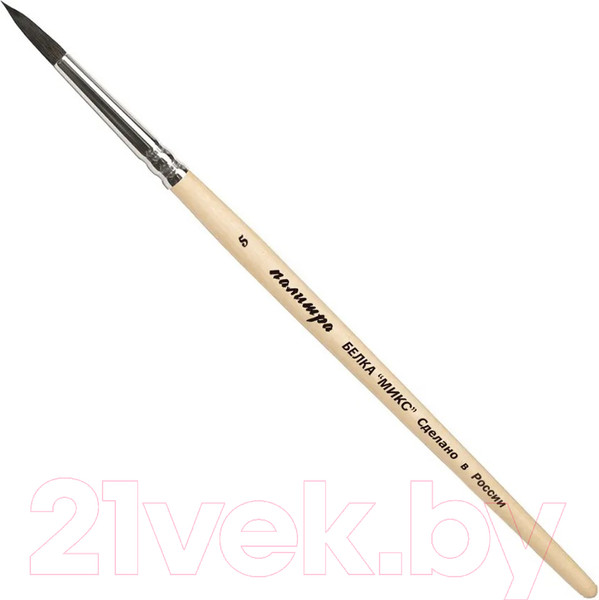 Изображение товара Кисть для рисования ПАЛИТРА Белка 5 / ЖА1-05.00Б