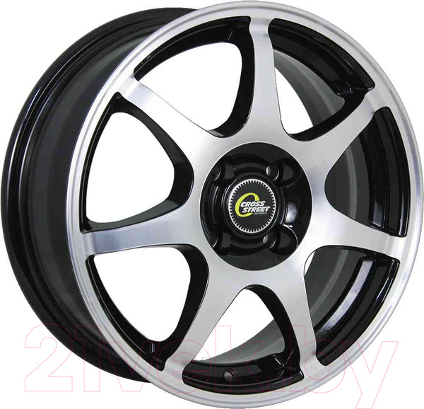 Изображение товара Литой диск Cross Street CR-15 14x5.5" 4x100мм DIA 67.1мм ET 35мм BKF