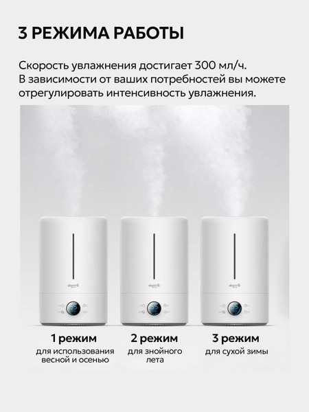 Изображение товара Ультразвуковой увлажнитель воздуха Deerma DEM-F628S