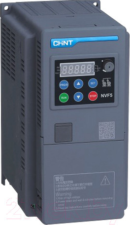 Изображение товара Частотный преобразователь Chint NVF5-3.7/TS4-B 3.7кВт 380В 3Ф / 201998