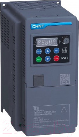 Изображение товара Частотный преобразователь Chint NVF5-1.5/TS4-B 1.5кВт 380В 3Ф / 201996