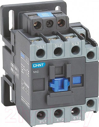 Изображение товара Контактор Chint NXC-16 16A 220В/АС3 1НО+1НЗ 50Гц / 836720