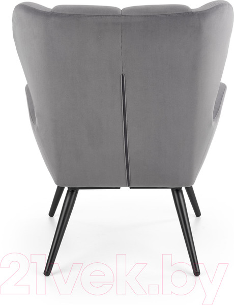 Изображение товара Кресло мягкое Halmar Tyrion (серый/черный)