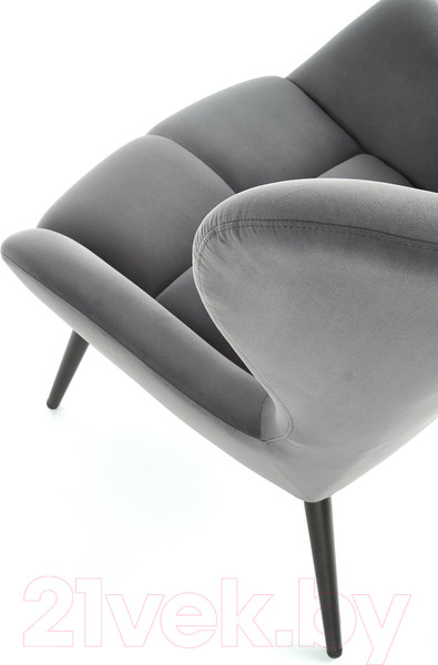 Изображение товара Кресло мягкое Halmar Tyrion (серый/черный)