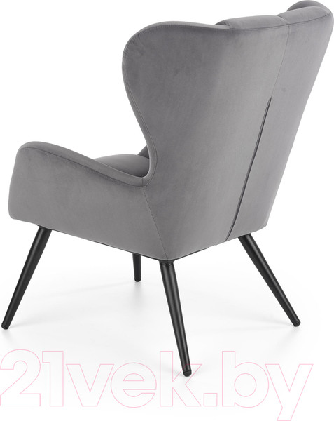 Изображение товара Кресло мягкое Halmar Tyrion (серый/черный)