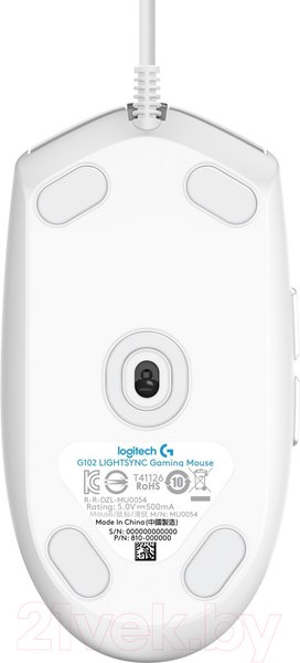 Изображение товара Мышь Logitech G102 Lightsync (белый)