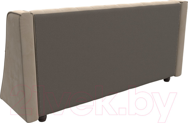 Изображение товара Скамья кухонная мягкая Лига Диванов Лофт 239 / 104545 (велюр, бежевый)