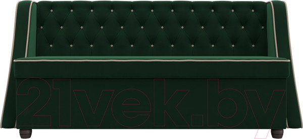 Изображение товара Скамья кухонная мягкая Лига Диванов Лофт 239 / 104548 (велюр, зеленый)