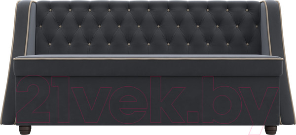 Изображение товара Скамья кухонная мягкая Лига Диванов Лофт 239 / 104550 (велюр, серый)