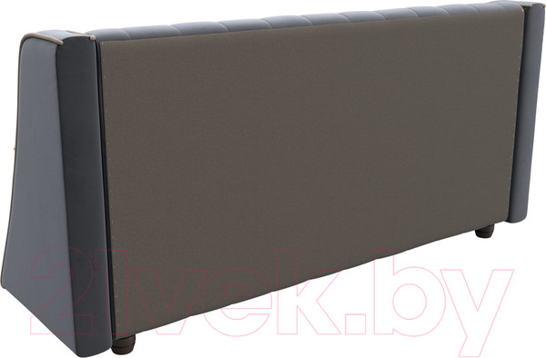 Изображение товара Скамья кухонная мягкая Лига Диванов Лофт 239 / 104550 (велюр, серый)