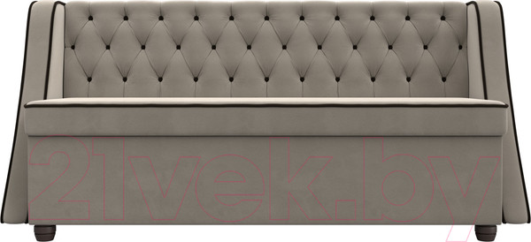 Изображение товара Скамья кухонная мягкая Лига Диванов Лофт 239 / 104553 (микровельвет, бежевый)